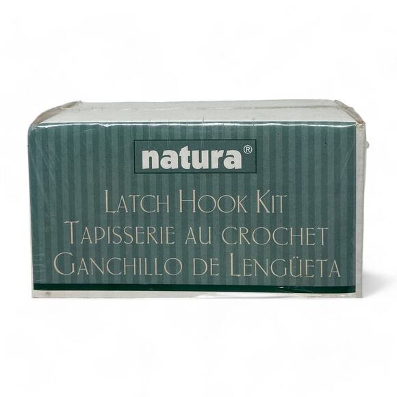 Natura Froggy Grenouille Ranita Latch Hook Kit Happy Frog Craft Sealed 12" x 12" - Picture 2 of 10